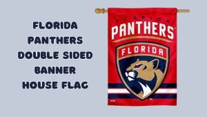 Florida Panthers Double Sided Banner House Flag