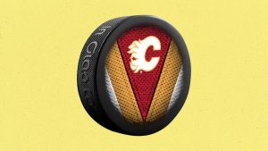 Officially Licensed Calgary Flames Stitch Design Hockey Puck Review