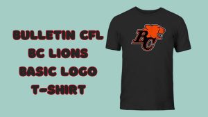 Bulletin CFL BC Lions Basic Logo T-Shirt