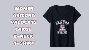 Women Arizona Wildcats Large V-Neck T-Shirt