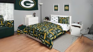 FOCO NFL Green Bay Packers Bed in a Bag Comforter Sheets Pillow Cases Review