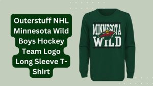 Outerstuff NHL Minnesota Wild Boys Hockey Team Logo Long Sleeve T-Shirt