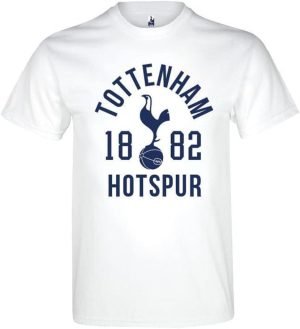 Tottenham Hotspur FC Since 1882 Authentic EPL White T-Shirt - UK Imported