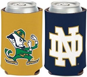 WinCraft NCAA University Notre Dame Fighting Irish 1 Pack 12 oz. 2-Sided Can Cooler