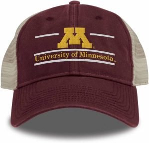 The Game Iowa Hawkeyes Adult Relaxed Khaki Meshback Snapback - Team Color