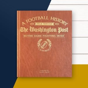 Signature gifts Personalized College Football Newspaper History Book, A3 Large Deluxe Hardcover - College Football Fan, Alumni, Students Keepsake Gift
