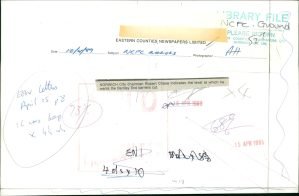 Vintage photo of Norwich City FC Ground