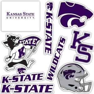 Desert Cactus Kansas State University Sticker Wildcats Vinyl Decals Laptop Water Bottle Car Scrapbook T2 (Type 2)