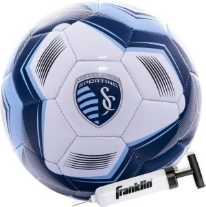 Franklin Sports Official MLS Team Soccer Balls - Official Size 5 Soccer Balls - Regulation Size + Weight Soccer Ball for Kids + Adults - Boys + Girls Soccer Ball - Air Pump Included