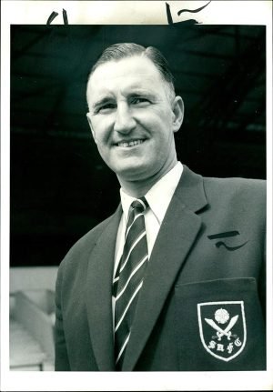 Vintage photo of John Harris, former manager of Sheffield United F.C.