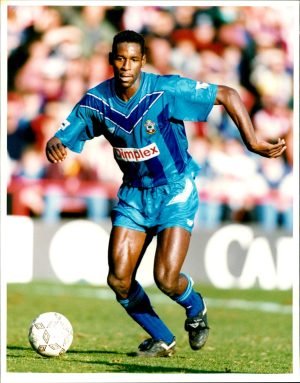 Vintage photo of Ken Monkou, former footballer of Southampton F.C.