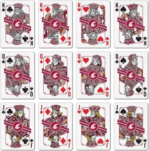 YouTheFan NCAA Washington State Cougars Classic Series Playing Cards