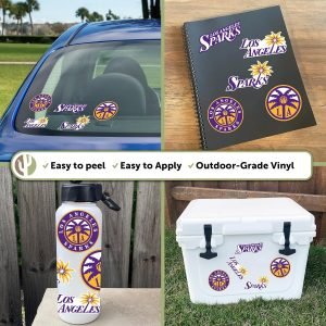 Desert Cactus WNBA Los Angeles Sparks Sticker Vinyl Decal