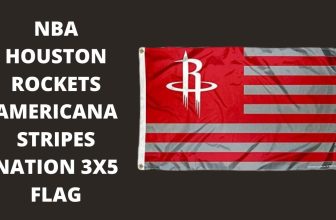 NBA Houston Rockets Americana Stripes Nation 3x5 Flag