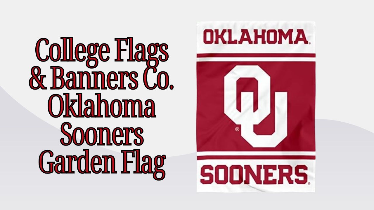 College Flags & Banners Co. Oklahoma Sooners Garden Flag