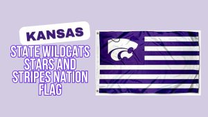 Kansas State Wildcats Stars and Stripes Nation Flag