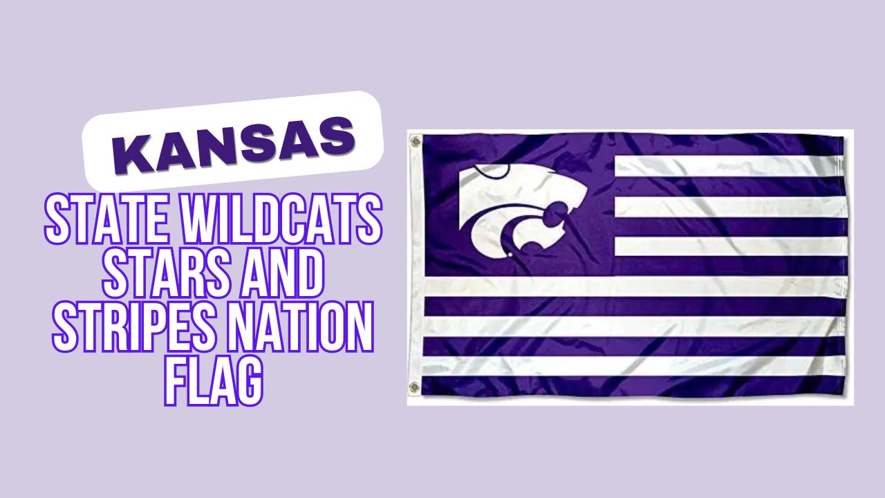 Kansas State Wildcats Stars and Stripes Nation Flag