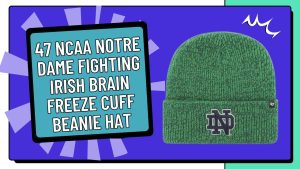 47 NCAA Notre Dame Fighting Irish Brain Freeze Cuff Beanie Hat