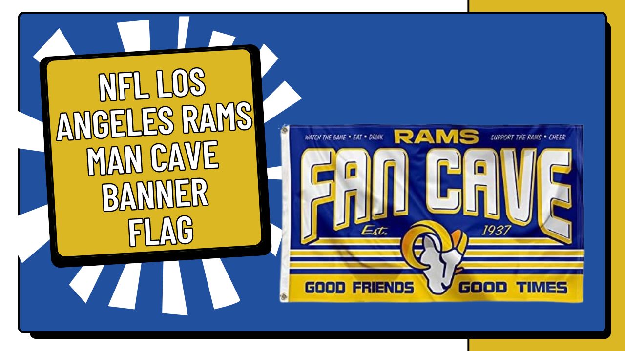 NFL Los Angeles Rams Man Cave Banner Flag