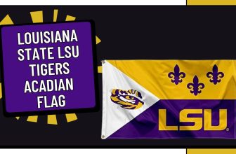 Louisiana State LSU Tigers Acadian Flag