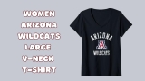 Discover the Perfect Women’s Arizona Wildcats Large V-Neck T-Shirt for Ultimate Comfort and Style