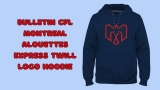 Stay Warm and Stylish with the Bulletin CFL Montreal Alouettes Express Twill Logo Hoodie