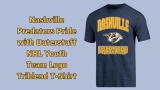 Show Your Nashville Predators Pride with Outerstuff NHL Youth Team Logo Triblend T-Shirt