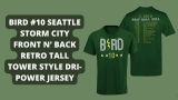 Bird #10 Seattle Storm City Front n’ Back Retro Tall Tower Style Dri-Power Jersey Review