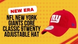 New Era NFL New York Giants Core Classic 9TWENTY Adjustable Hat: A Perfect Blend of Style and Comfort